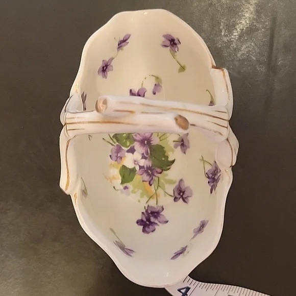 Norcrest small floral Basket - Picture 5 of 6